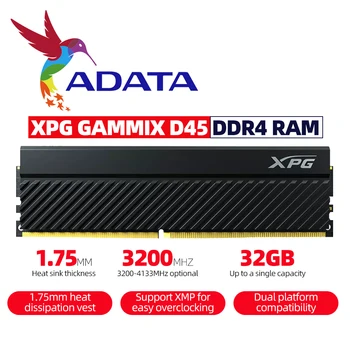 ADATA Új XPG GAMMIX D45 Memoria Ram DDR4 8GB 16GB Ram DDR4 3200MHz 3600MHz DIMM Memória PC Desktop RAM Modul