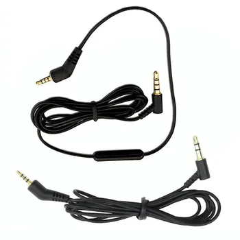 Alkalmas BOSE QC3 fejhallgató kábel fülhallgató csere-line mikrofon felvétel vonal hangerőszabályzó vonal