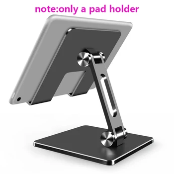 Alumínium Tablet Állvány, Állítható Állvány Nagy Tablet Összecsukható Jogosultja Dokkoló iPadPro 12.9 11 10.2 a Levegő Mini Samsung Xiaomi Huawei