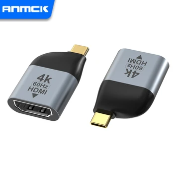 Anmck Váltó C Típusú HDMI Displayport-VGA Kábel 4K-60HZ Videó Interfész Adapter Laptop Macbook Pro USB-C DP Átalakító