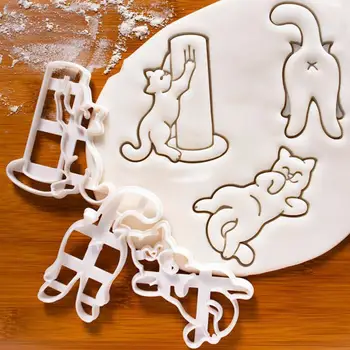 Aranyos Kutya Alakú sütőformákat Penész Cookie Penész Konyhai Bakeware DIY Eszköz Tortát Díszítő Eszközök Konyha