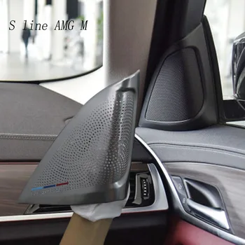 Autó Bejárati Ajtó Hangszóró BMW 5-ös Sorozat G30 G38 Magassugárzó A M Teljesítmény Fejét Magas Horn Hangszórók Hangszórók Borító Matrica