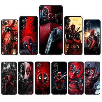 Avengers Marvel Deadpool Hős Tiszteletére 10 10X 9X 9i 8X 8A Játszani 3E 5T Magic3 Max Pro Lite 5G 2020 Fekete Puha Telefon burkolata