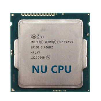 Az Intel Xeon E3-1240 v3 E3 1240v3 E3 1240 v3 3.4 GHz-es Quad-Core Nyolc Szál CPU Processzor 8M 80W LGA 1150