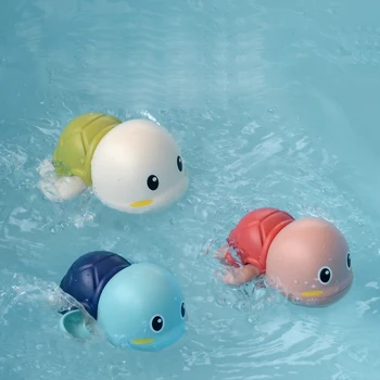 Baba Fürdővíz Úszás Kis Teknős Óramű Állat Fürdőszoba Játszani Víz gyermekjátékok