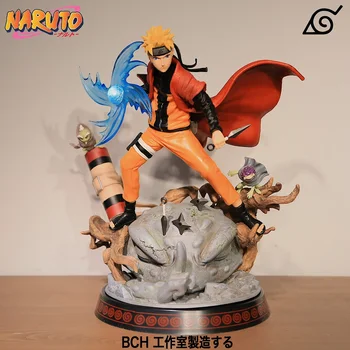 BANDAI Anime a Naruto Ábra Modell Égő Szél Varangy Tündér Naruto akciófigura 28 CM Gyanta+pvc Játék Dekoráció Gyűjtemény