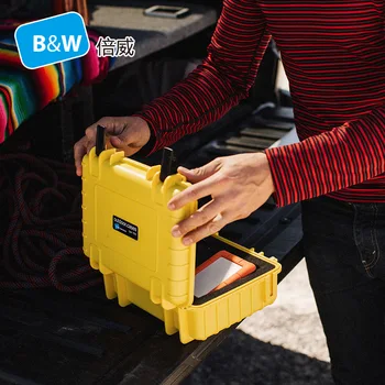 B&W type1000 Eszköz esetében szerszámos táska zárt, vízálló védő eszköz esetében biztonsági eszköz, berendezés, előre vágott hab