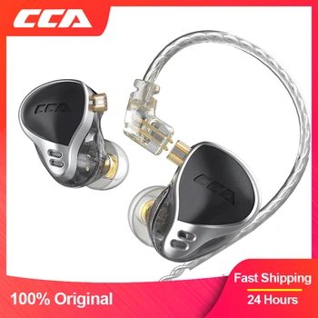 CCA CA24 Fülhallgató 24 BA Egységek HIFI Basszus Ear Monitor kiegyensúlyozott armatúra Fülhallgató zajszűrő Fülhallgató, Sport