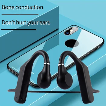 Csontvezetéses Bluetooth-Kompatibilis Fejhallgató Vezeték nélküli Sport Vízálló hi-fi Sztereó Zene Lejátszó Fülhallgató IPhone Samsung