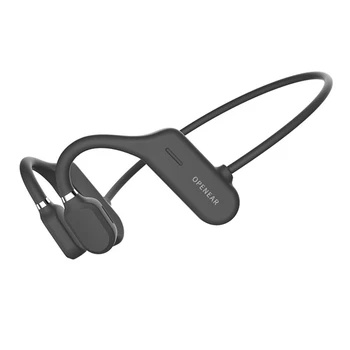 Csontvezetéses Vezeték nélküli Fejhallgató Bluetooth Fülhallgató Mikrofon Sport Szabadtéri Kihangosító Magas Minőségű csontvezetéses fülhallgató