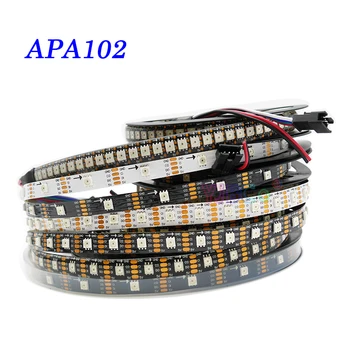 DC 5V Címezhető APA102 LED Szalag pixel ADATOK ÓRA külön 30/60/144 led/m 1m/2m/3m/4m/5m SK9822 IC Intelligens Lámpa Szalag