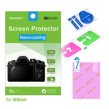 Deerekin HD Nano-bevonat Képernyő Védő Nikon Coolpix Egy B500 P1000 A900 A100 A300 A10 S3700 S2900 S3600 Digitális Fényképezőgép