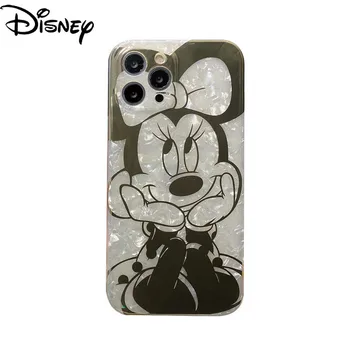 Disney Mickey Egér IPhone 7/8P/X/XR/XS/XSMAX/11/12Pro/12mini Személyre szabott Kreatív Napfürdő Puha Héj
