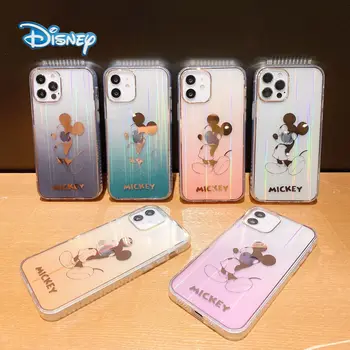 Disney Mickey Minnie Rajzfilm Mobil Telefon tok iPhone 13 13pro 13mini 13pro max Plusz Aranyos pár Anti-őszi mobiltelefon Shell