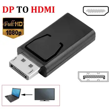 Display Port-HDMI-kompatibilis Adapter Átalakító Display Port Férfi DP-HDMI-kompatibilis Női TV Kábel Adapter Audio-Videó