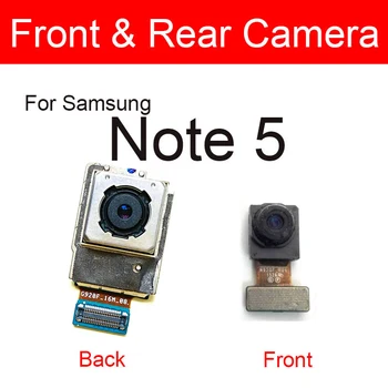 Első & Hátsó Fő Kamera Samsung Galaxy Note 5 N920 N920F N920C Vissza Nagy Samll Kamera Flex Szalag Kábel Csere Alkatrészek