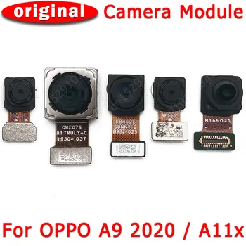 Eredeti Első Visszapillantó Vissza Kamera OPPO A9 2020 A11x Fő Hátsó Néző Elülső Kamera Modul Csere Alkatrészek