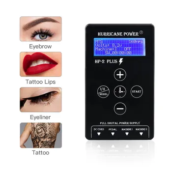 Eredeti HP-2 Tetoválás Tápegység Tetováló Gépek érintőképernyő Forrás Digitális LCD Smink Kettős Tetoválás tápegységek