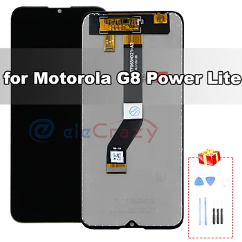 Eredeti Motorola G8-Power Lite XT2055 LCD Kijelző, Touch Digitalizáló Szerelvény Cseréje 100% - Ban Tesztelt