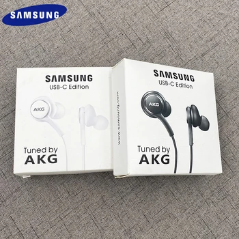 Eredeti Samsung USB-C Fülhallgató In-ear Vezetékes Sport Bass Sztereó C Típusú Fejhallgatót, A Galaxy Note 10 20 S20 Plusz S21 Ultra A82 A90