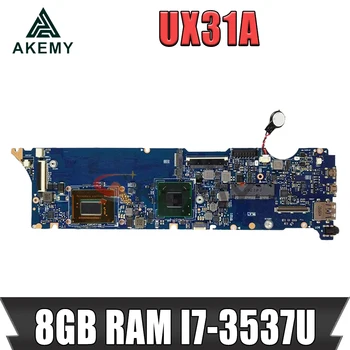 eredeti UX31A alaplapja UX31A UX31A2 8GB RAM I7-3537U CPU ASUS laptop alaplap