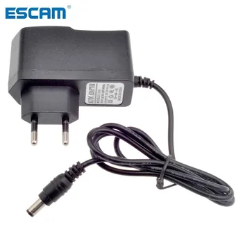 ESCAM EU-AU egyesült KIRÁLYSÁG US Plug Típus 12V 1A 5.5 mm x 2,1 mm Tápegység AC 100-240V DC Adapter csatlakozója CCTV Kamera / IP Kamera