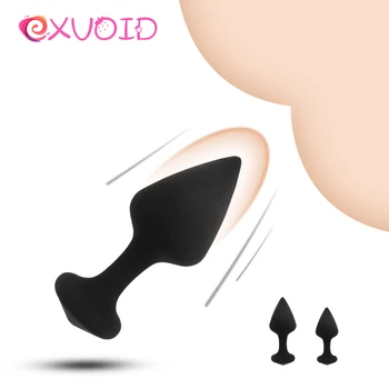 EXVOID Szilikonos Anál Plug Vagina, Ánusz Tágítót Dildó Anál, Gyöngyök G-pontot Masszírozó Butt Plug Anális Szex Játékok a Nők Felnőtt Termékek