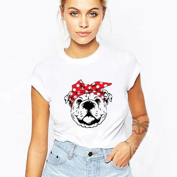 Francia Bulldog Anya Női póló, Vicces, Aranyos Kutya Legújabb Divat Streetswear Retro Tee&Top póló femme