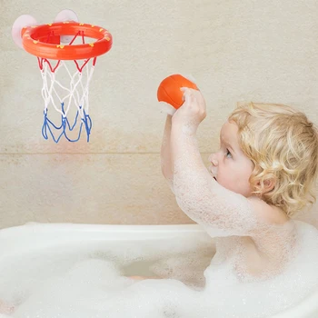 Fürdőszoba Mini Víz Játszani zuhanysarok Játékok Műanyag Szívó-Kupa Kosárlabda Háló Nettó Kosarak Fürdőkádban Játék Játékok