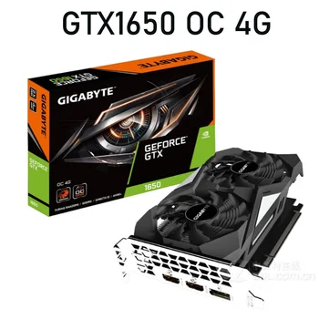 GDDR5 Gigabyte GTX 1650 OC 4G Grafikus Kártya Bányászati GTX 1650 8002MHz 4GB 128bit PCI Express 3.0 16X GTX 1650 videokártya Új