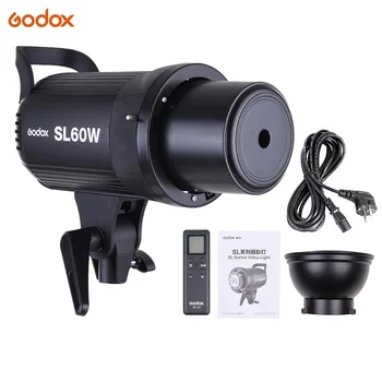 Godox SL-60W 5600K sl 60W LED Videó Fény Vezeték nélküli Távirányító a Bowens-Hegy Fotó Stúdió Fotózás, Videó Felvétel