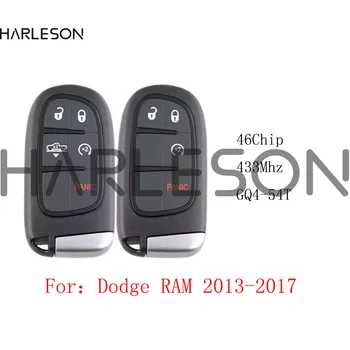 GQ4-54T 4/5 DE Okos Autó Kulcs A Dodge Ram 1500 2500 3500 2013-2017 Autó Távoli Kulcs ID46 Chip 433Mhz