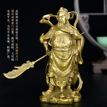 GuanGong , tiszta réz, a márki guan yu, Guan Gong-szobor, buddha alakja, a gazdagság Istene, üzleti ajándékok