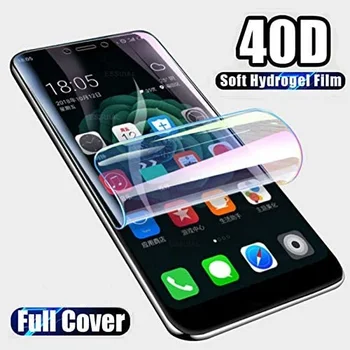 HD Ívelt Hidrogél Film Samsung Galaxy S8 S9 Plusz S10 S20 S21 Ultra képernyővédő fólia Samsung Note 8 9 10 20 Ultra Film