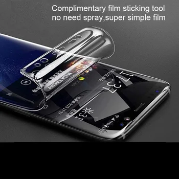 Hidrogél Védő Fólia Samsung S7 S6 S5 S4 Mini 9H HD Képernyő Védő Galaxy S3 Neo Mini Nem Edzett Üveg