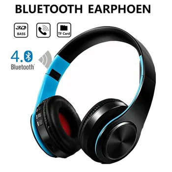 HIFI Sztereó Fülhallgatót Bluetooth Fejhallgató Vezeték nélküli Headset Támogatás FM SD Kártya, Mikrofon, Mobil Xiaomi Iphone Sumsamg Tabletta
