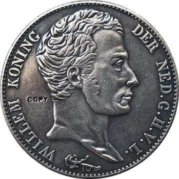 Hollandia 1831 3 Guldent másolás érme 40MM