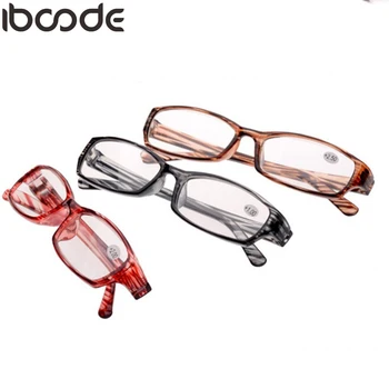 iboode Ultrakönnyű Csík Olvasó Szemüveg, víztiszta Lencse Nagyító Presbyopic Szemüveg Oculos Gafas De Sol, A Nők Férfiak Tükör