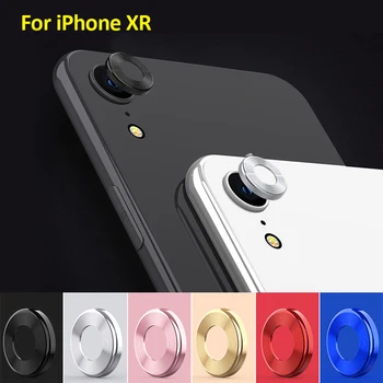 IPhone XR Kamera Lencséjét Védő Gyűrű Borítás Alumínium iPhone XR Fényképezőgép burkolata Gyűrű Védelem