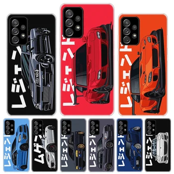 JDM Tokyo Drift Sport Autó Szilícium Hívás Telefon tok Samsung Galaxy A72 A52 A71 a51-es A32 5G A22 4G A12 A02S A41 A31 A21S M31S C