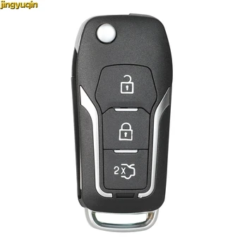 jingyuqin 30db Módosított Flip Távoli Autó Kulcs Shell Ford Focus 2 3 Mondeo Fiesta Ellenőrzési kulcstartó Esetben Csere, 3 Gomb