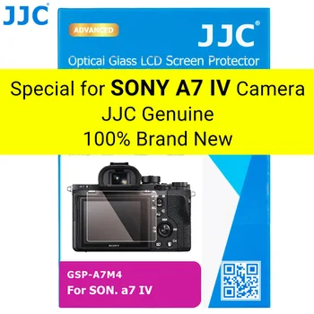JJC A7M4 képernyővédő fólia Sony A7 IV Edzett Üveg 2.5 D Kerek Élek, LCD kijelző Fedél Sony A7IV Alfa 7 Mark IV ILCE-7M4