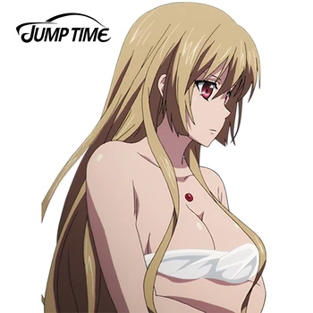 JumpTime 13cm x 9.3 cm-es, 3D Autós Matricák Sztrájk A Vér Anime Autó Ablak Matrica Hátsó Szélvédő Autó Stílus Matricák JDM