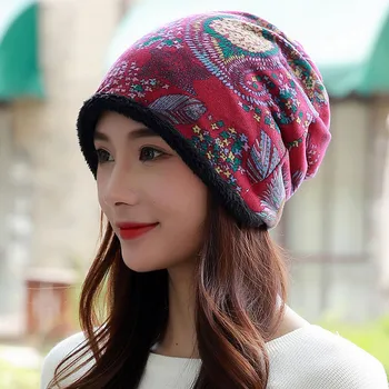 Kalap női őszi-téli koreai változat, plusz meleg bársony táska fejét sapka téli sapka fül védelem vezetője kap nyak alkalmi hold kalap