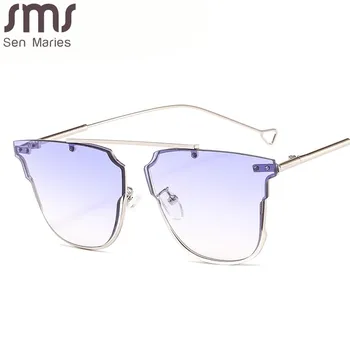Keret nélküli Macska Szemét Napszemüveg Luxus Márka, Design Nők Fém napszemüvegek Divat Lady Árnyalatok UV400 Szemüveg oculos gafas de sol