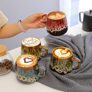 Kerámia Bögre Kávét kreatív, nagy kapacitású víz kupa pár csésze bögre