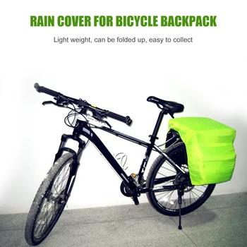 Kerékpár hátsó Hátsó csomagtartó Fedél esővédő MTB Út Hordozható Könnyű Kerékpár Pannier Táska Vízálló Kerékpározás Elemek