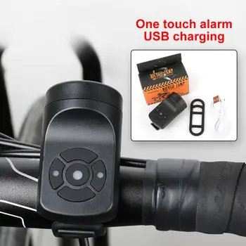 Kerékpár Töltés Horn Hangos Csengők Mountain Bike Elektromos Harangok MTB USB Újratölthető Kerékpáros Csengő Kerékpár Kiegészítők