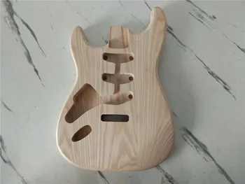 kőris bal ST elektromos gitár test festetlen elektromos gitár test BJ-299