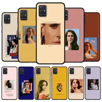 Lana Del Rey Esztétikai Szilikon tok Samsung Galaxy a51-es A71 A21s A11 A31 A41 A91 A12 A32 A42 A52 A22 5G A02s A01 Capa